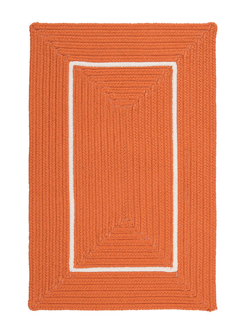 Colonial Mills Floor Decorative Doodle Edge - Orange 3' x 5' Rectangle Rug