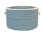 Colonial Mills Doodle Edge 22"x14" Home Decorative Edge Storage Basket - Light Blue