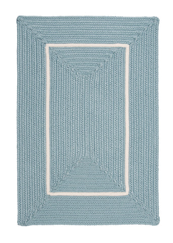 Colonial Mills Floor Decorative Doodle Edge - Light Blue 4' x 6' Rectangle Rug