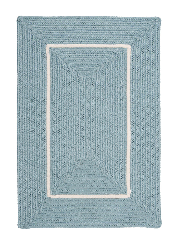 Colonial Mills Floor Decorative Doodle Edge - Light Blue 8' x 10' Rectangle Rug