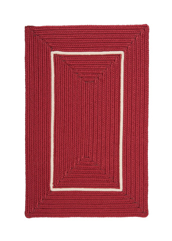 Colonial Mills Doodle Edge Home Decorative8' x 10' Rectangle Rug- Red