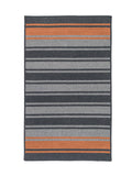 Colonial Mills Frazada Stripe Charcoal & Orange 9'x12' Rectangle Rug