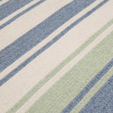 Colonial Mills Frazada Stripe Light Blue & Mint 3'x5' Rectangle Rug