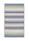 Colonial Mills Frazada Stripe Light Blue & Mint 3'x5' Rectangle Rug