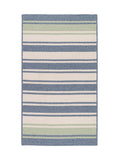 Colonial Mills Frazada Stripe Light Blue & Mint 6'x9' Rectangle Rug