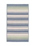 Colonial Mills Frazada Stripe Light Blue & Mint 8'x10' Rectangle Rug