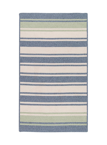 Colonial Mills Frazada Stripe Light Blue & Mint 12'x15' Rectangle Rug