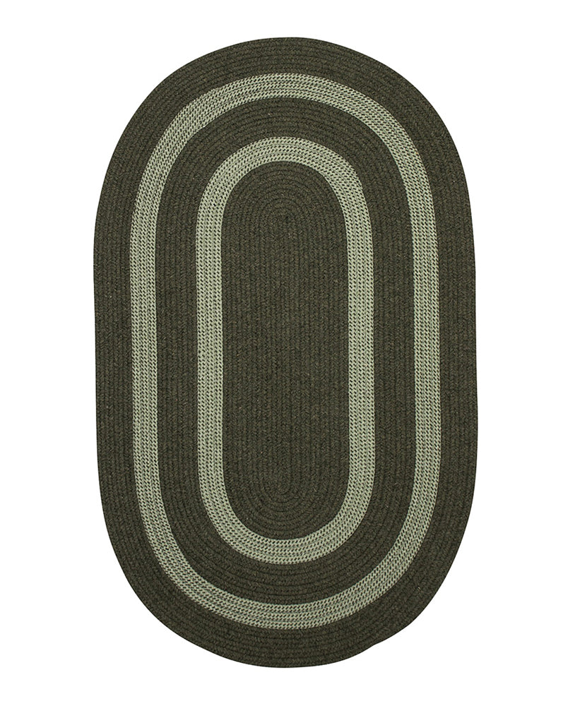 Colonial Mills Home Decor Graywood - Moss Green 2'x12' Oval Rug