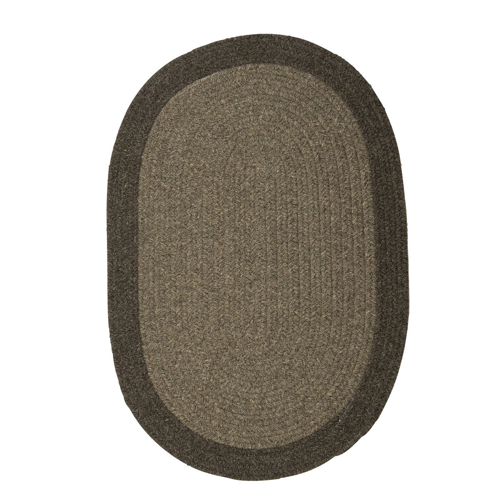 Colonial Mills Hudson Brown 2'x4' Oval Rug