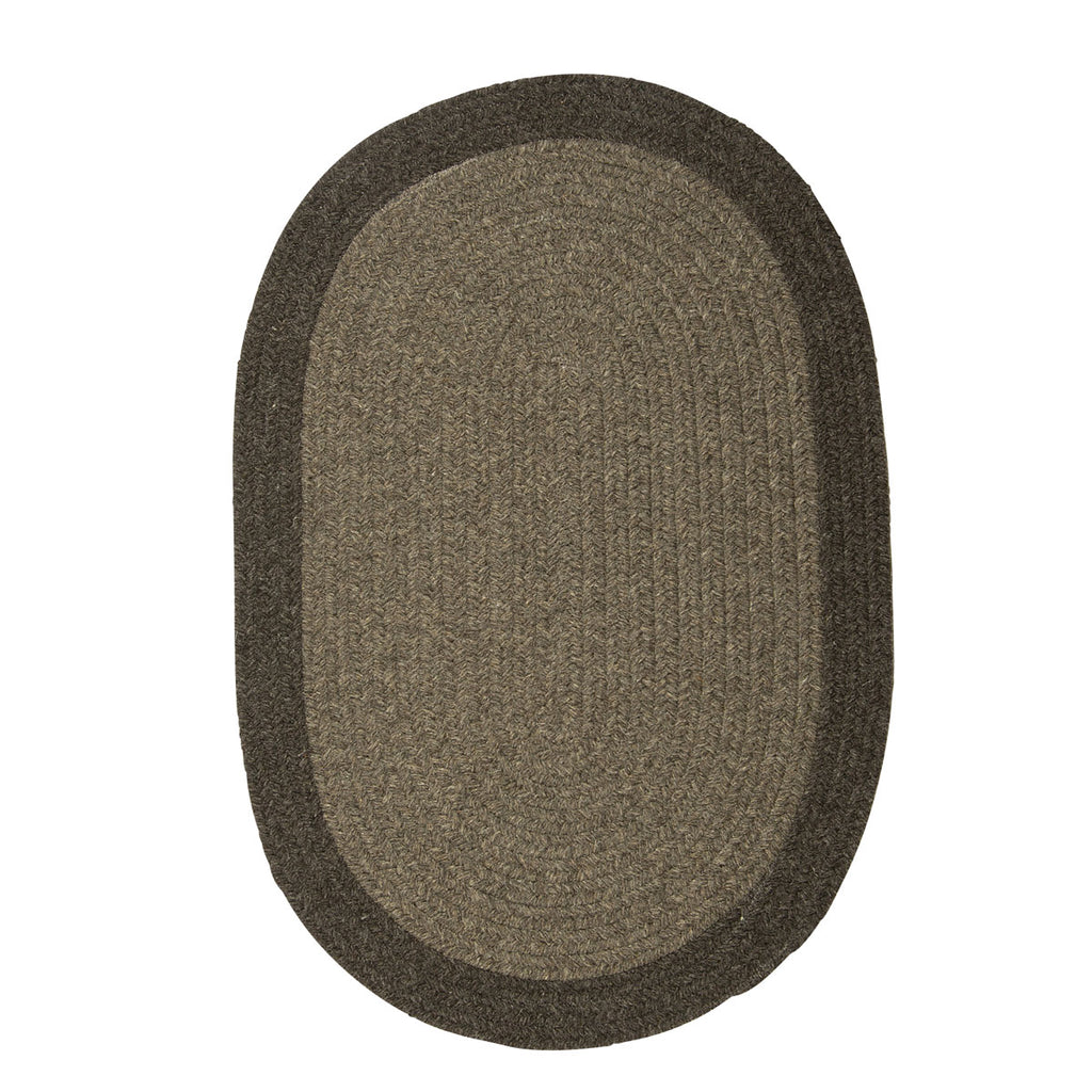 Colonial Mills Hudson Brown 2'x10' Oval Rug