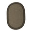 Colonial Mills Hudson Brown 7'x9' Oval Rug