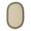 Colonial Mills Hudson Light Gray 2'x3' Oval Rug