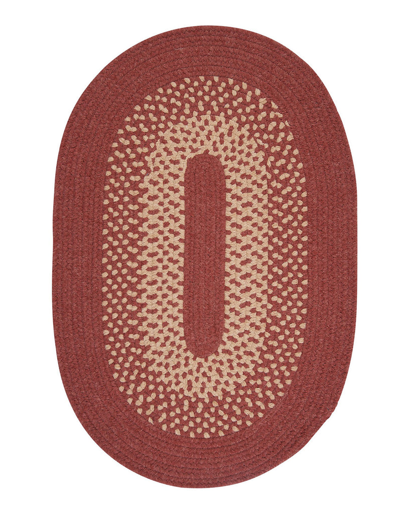 Colonial Mills Jackson - Rosewood 3'x5' Oval Area Rug