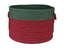 Colonial Mills Jubilee Utility Basket Red & Green 14"x10"