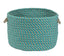 Colonial Mills Home Decorative Cabana Basket - Teal 13"x13"x9" Storage Basket