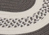 Colonial Mills Home Decorative Crescent Oval Rug Orange - 2'x4'