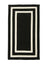 Colonial Mills Floor Decorative Braided La Playa Black & White Rectangle Area Rug 2'x4'