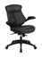 Flash Furniture Mid-Back Black Leather Executive Swivel Office Chair With Back Angle Adjustment And Flip-Up Arms BL-ZP-804-GG