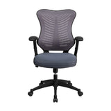 Flash Furniture High Back Gray Mesh Chair With Nylon Base Bl-ZP-806-GY-GG