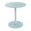GLASS ACCENT TABLE WHITE