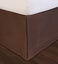 Huys Matte Satin Bed Skirt - C King Chocolate