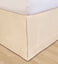 Huys-Matte Satin Huys Bed Ruffle C.King Ivory