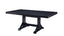 WE Furniture Antique Black Wood Kitchen Dining Table - 30"H x 60-77"W x 40"L