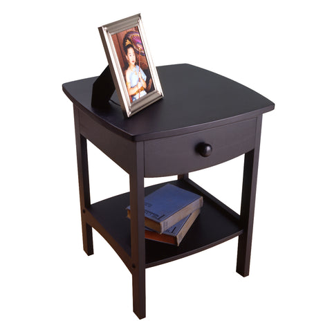 Claire Accent Table Black Finish