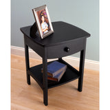 Claire Accent Table Black Finish