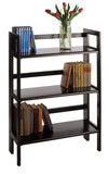 Wide Terry Folding Bookcase Black