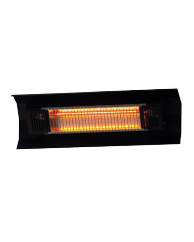 1500 Watt Black Steel Wall Mounted Infrared Patio Heater