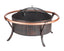 37 in Copper Rail Fire Pit