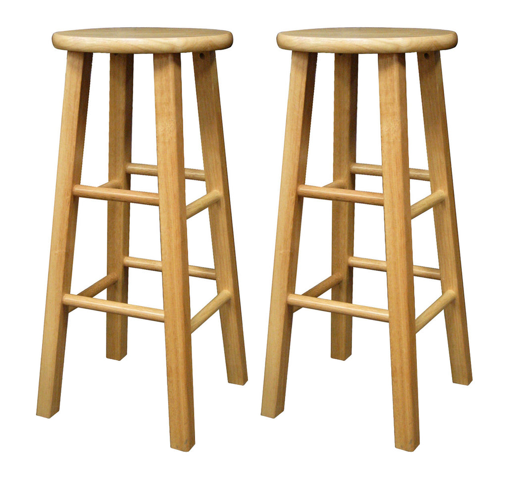 Pacey 2-Pc 29" Bar Stool Set Beech