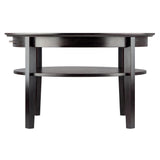 Amelia Round Coffee Table with Pull out Tray