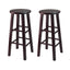 Pacey 2-Pc 29" Bar Stool Set Espresso