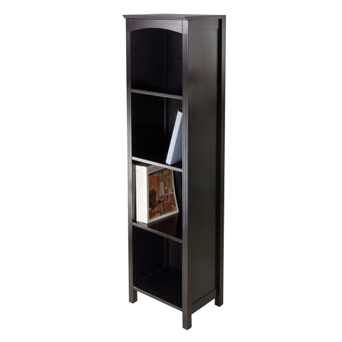 Terrace Storage Shelf 5-Tier in Espresso Finish