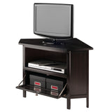 Zena Corner TV Stand Espresso