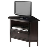 Zena Corner TV Stand Espresso