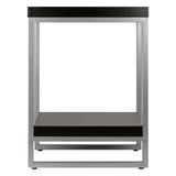 Jared End Table, Enamel Steel Tube