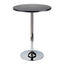 Spectrum Pub Table 24" Round, Black with Chrome