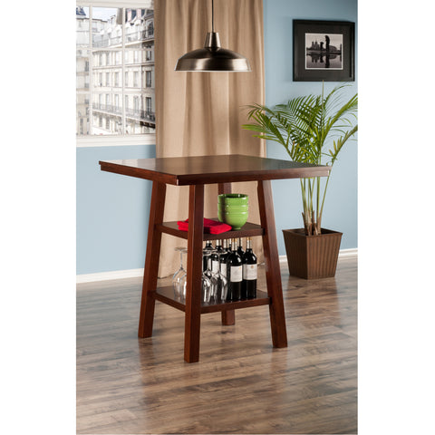 Orlando High Table w/ 2 Shelves