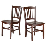 Madison 2-Pc Set Slat Back Chairs