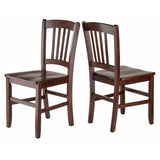 Madison 2-Pc Set Slat Back Chairs