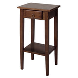 Regalia Accent Table with drawer, shelf
