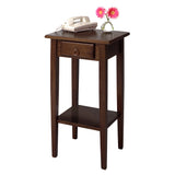 Regalia Accent Table with drawer, shelf