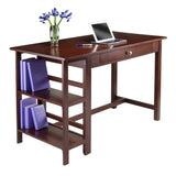 Velda Writing Desk with 2 Shelves