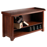Milan Bench with Storage shelf