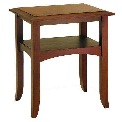 Craftsman End Table with Shelf