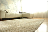 4' X 6' Ivory Silky Shag Rug