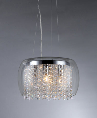 Nereids Chrome Chandelier